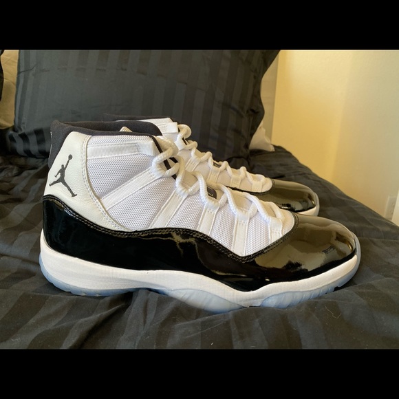 Air Force Jordan’s - White/Black Concord